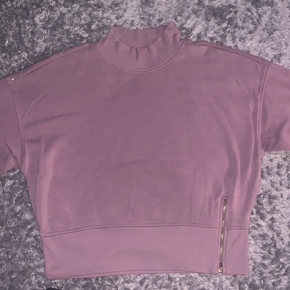 Purpleish-Mauve Long Sleeve Turtleneck Sweater